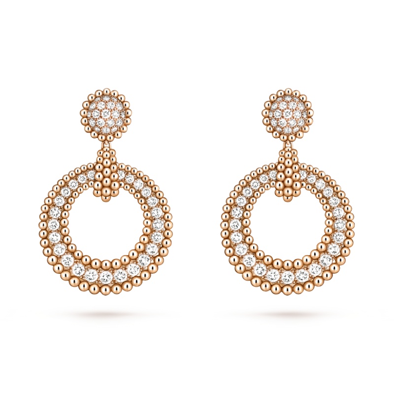 Perlée diamonds earrings