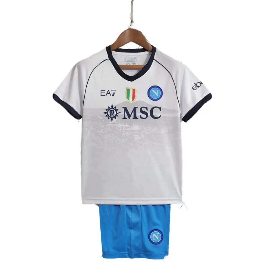 2023/2024 Napoli Away Soccer Jersey 1:1 Thai Quality Kids Size