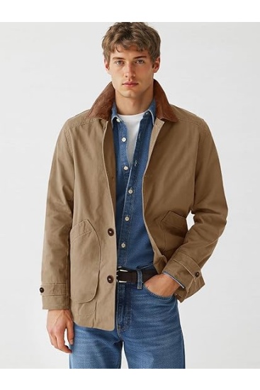 Mens Lightweight Jackets Button Down