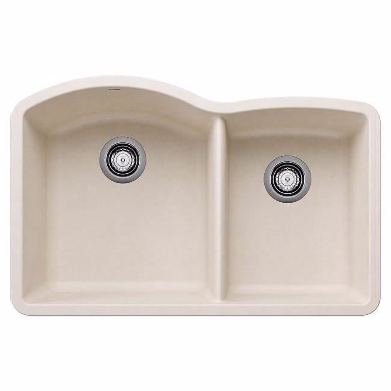 Blanco DIAMOND 1-3/4 Bowl SILGRANIT Sink Metallic Gray