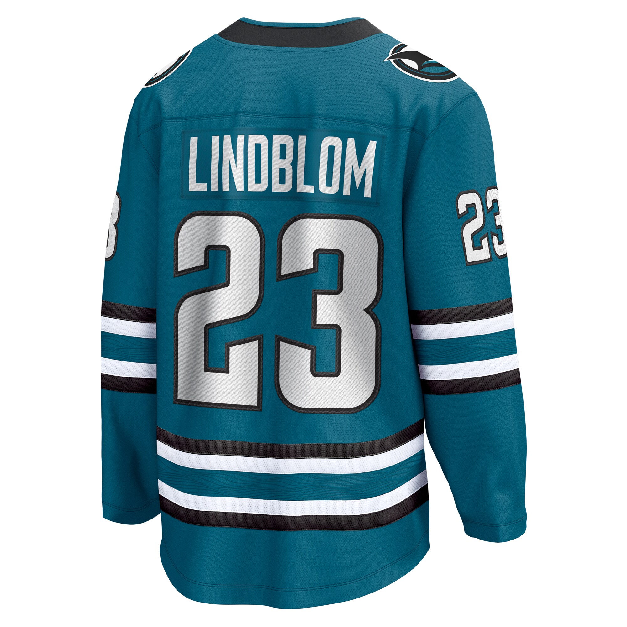 Oskar Lindblom San Jose Sharks Fanatics Home Breakaway Jersey – Teal