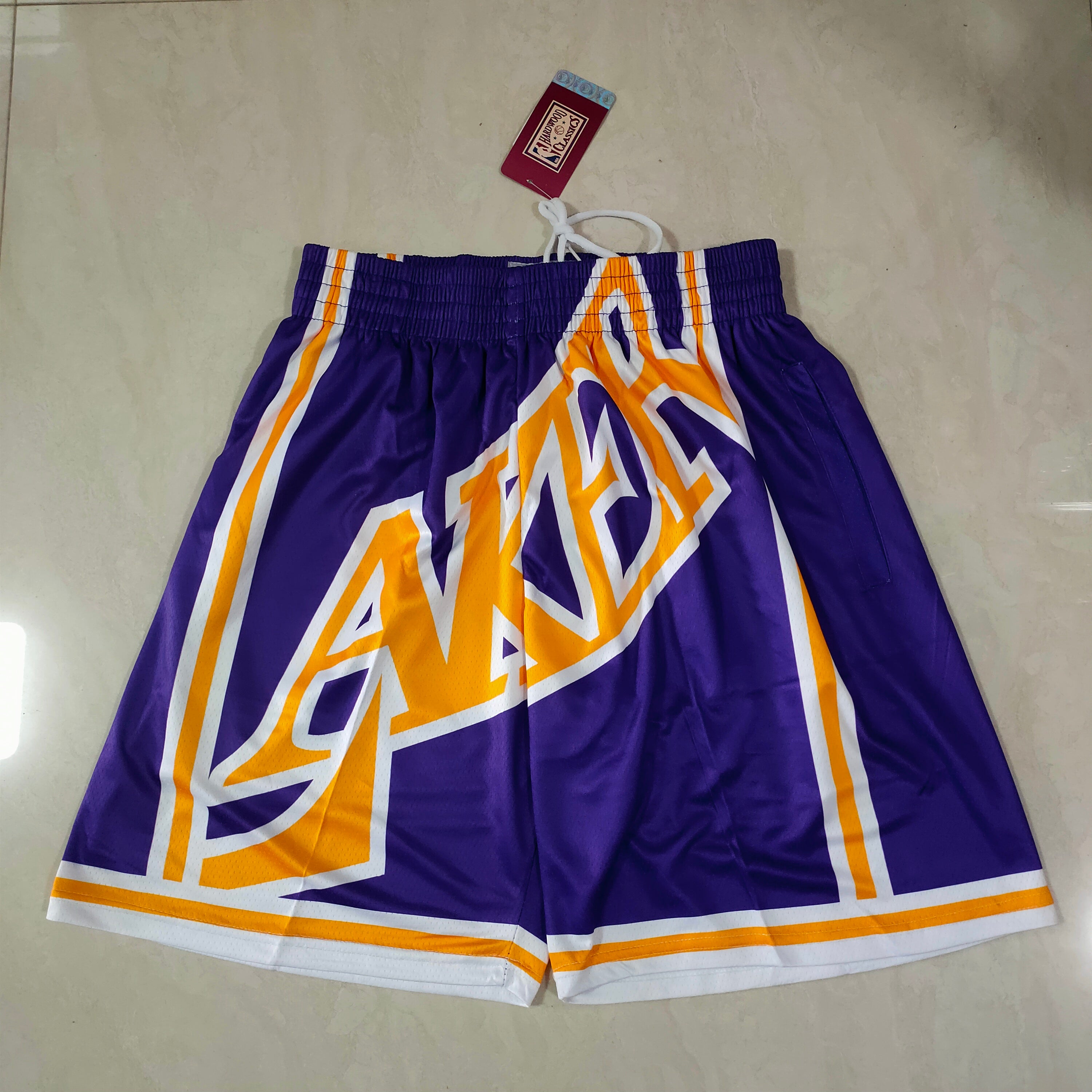 Los Angeles Lakers purple mitchell&ness pocket pants