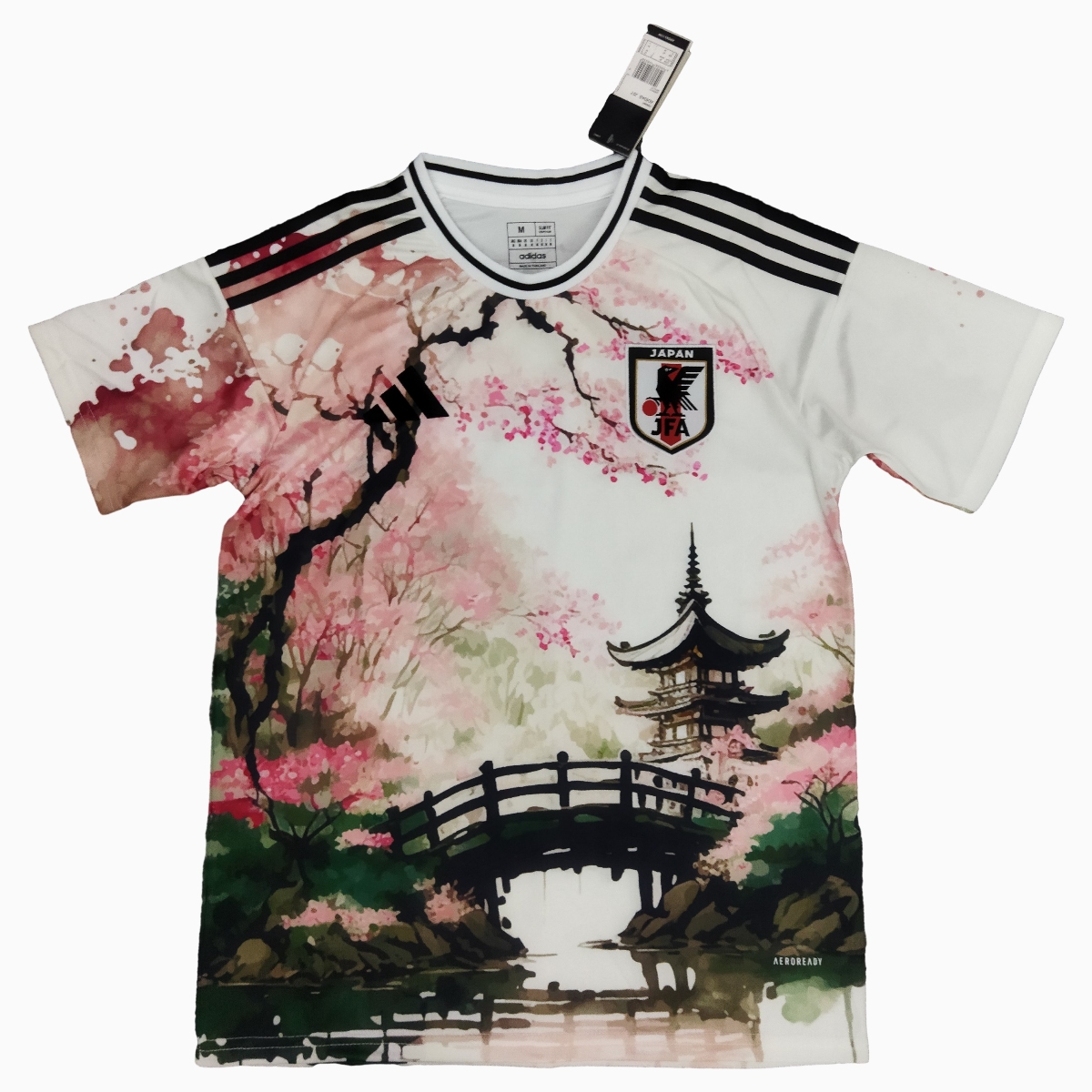 Japan 2024 Sakura Tree Special Edition White Jersey - Fans Version