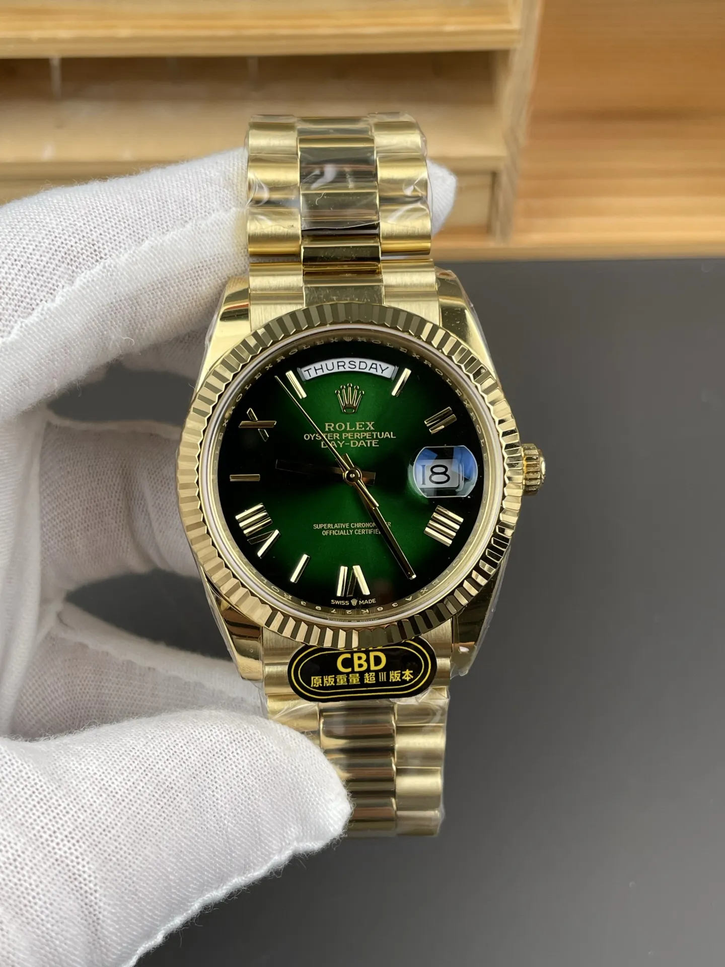 Rolex Smoked Green 40mm