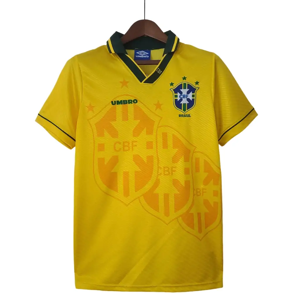 1993/94 Brazil Home Retro Jersey - Fans Edition