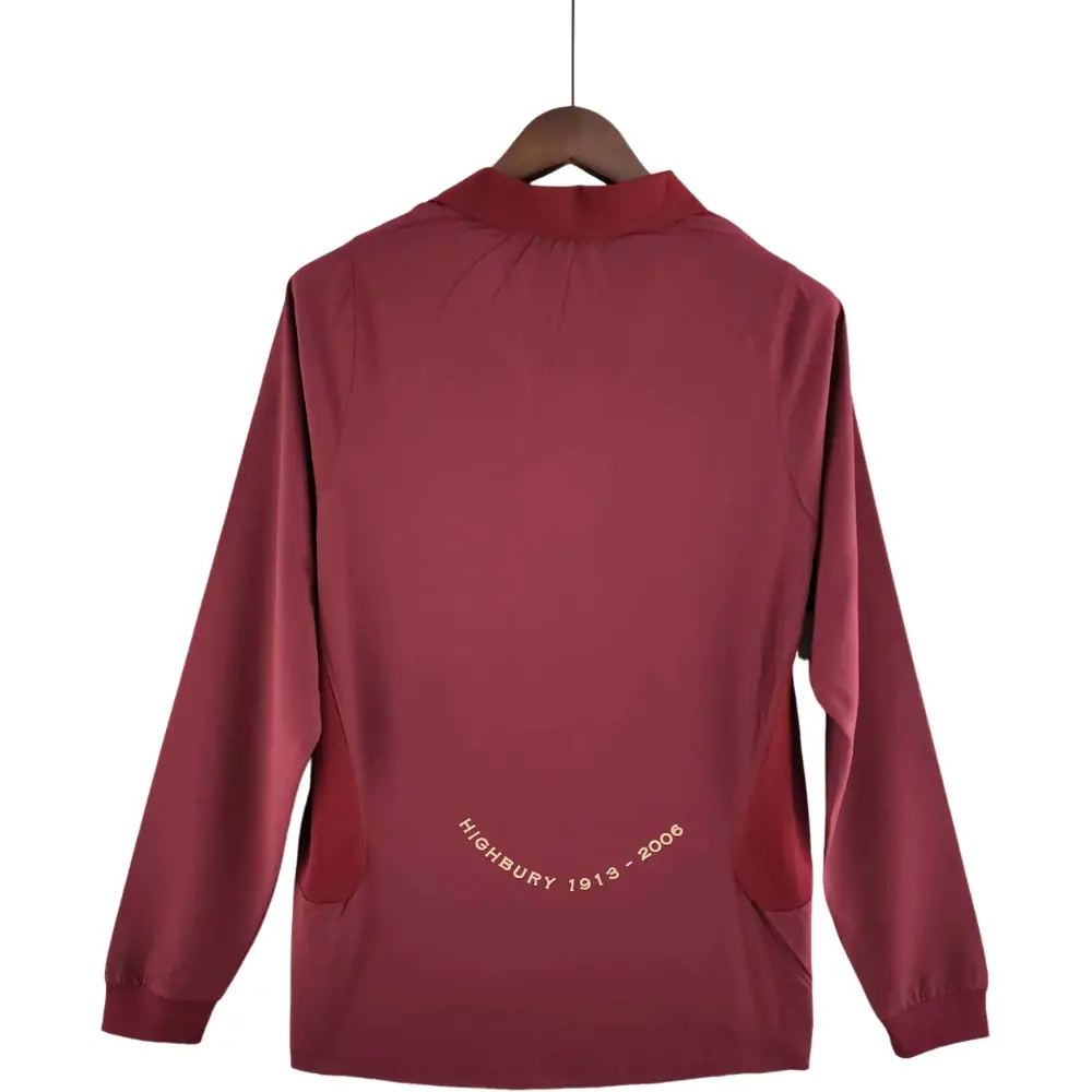 2005/06 Arsenal Home Long Sleeve Retro Shirt - Fans Edition