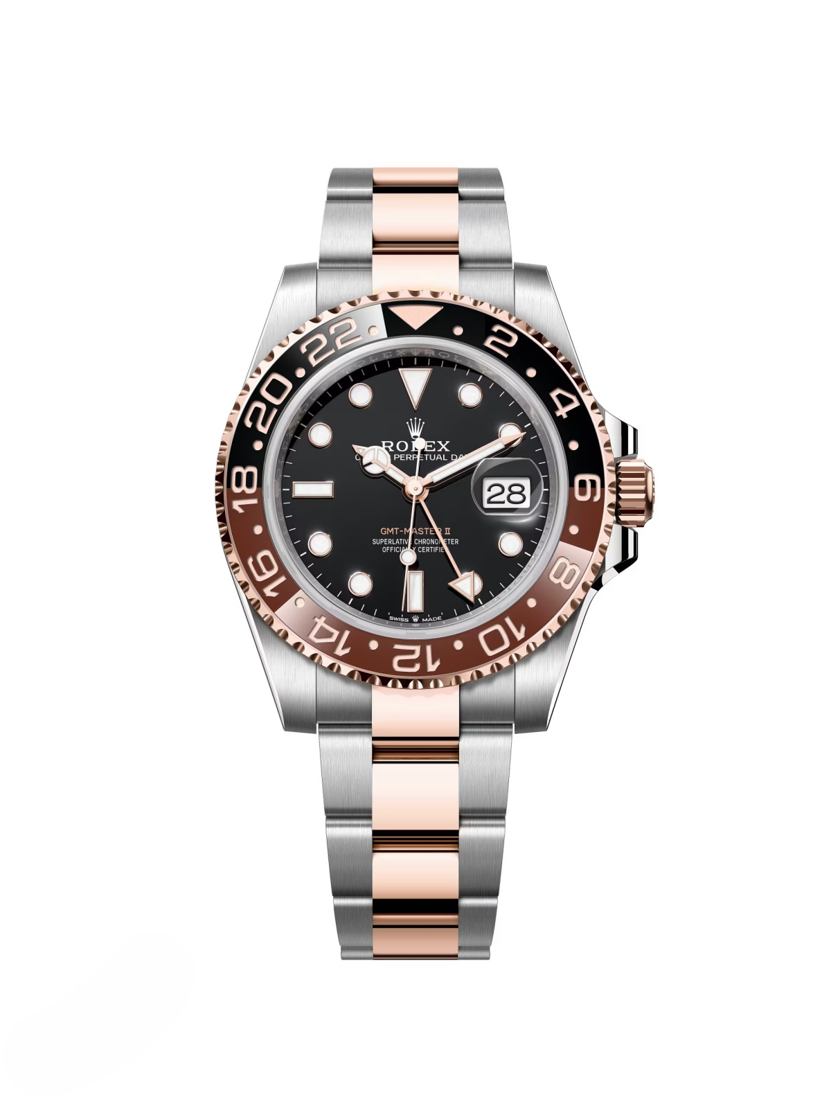 【Super Clone】RLX GMT Master Il Pepsi 'OysterBracelet' Swiss Replica Watch|Ref 126711CHNR
