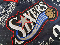 Allen Iverson Philadelphia 76ers 3 Black MN