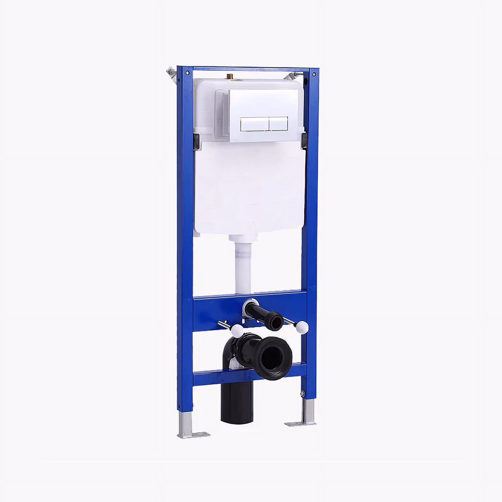 HOROW Wall Hung Toilet,with Soft Closing Seat,Round Floating Bowl, Rear Outlet Space Saving,White