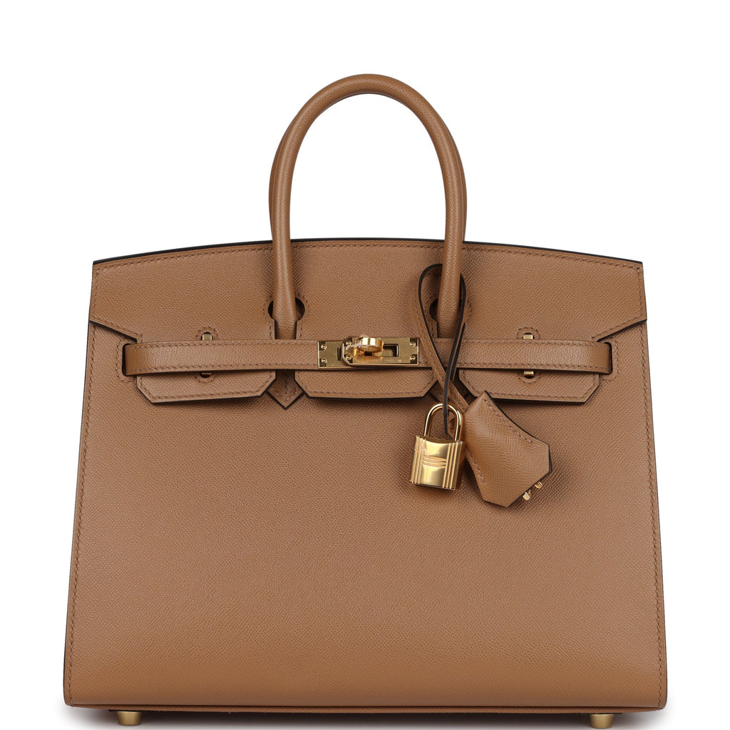 Birkin Sellier 25 Chai Madame Gold Hardware