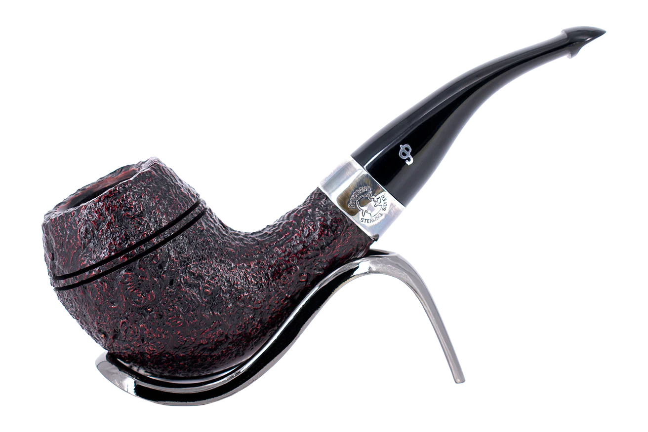 Peterson of Dublin Sherlock Holmes Deerstalker Red Sandblast Briar Pipe