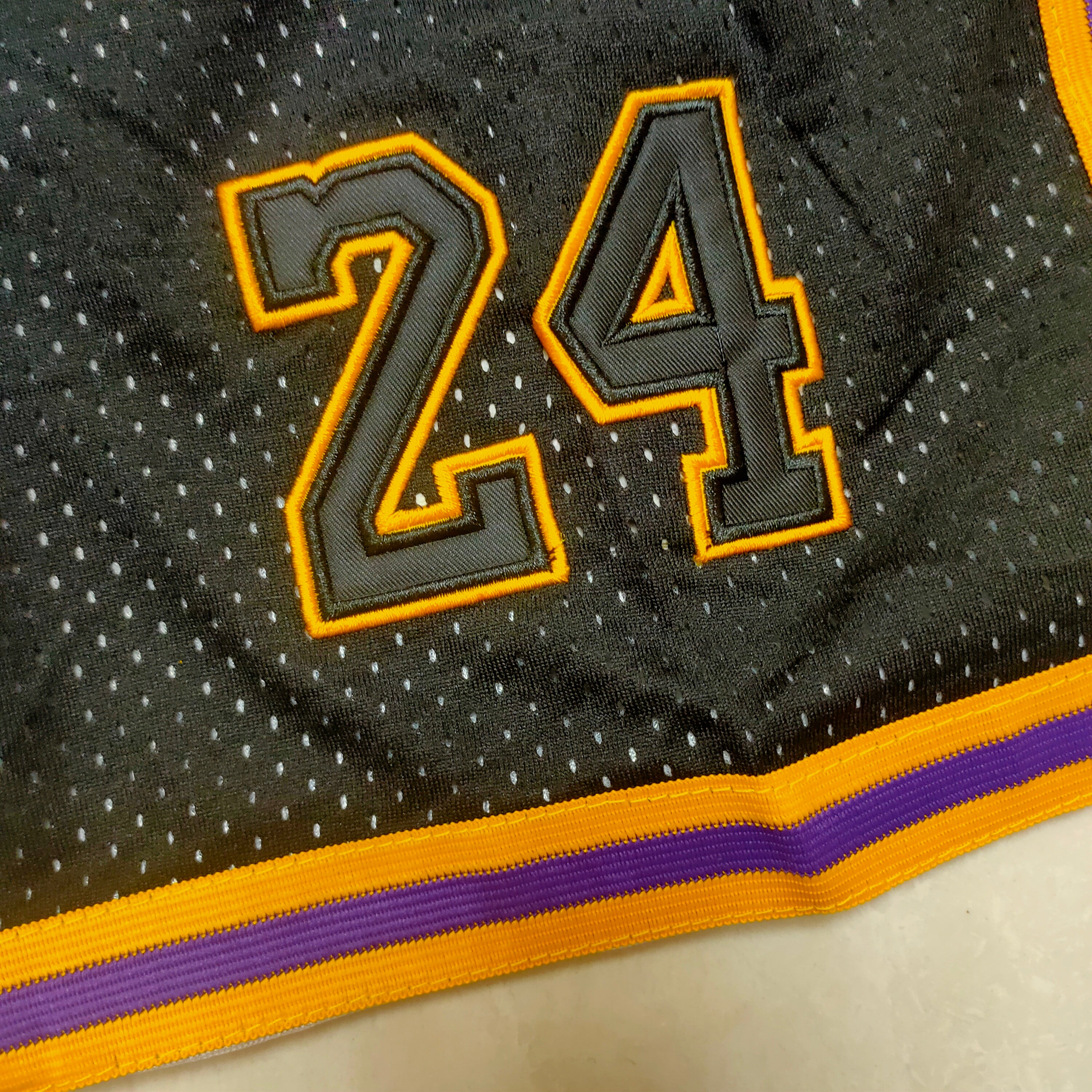 Los Angeles Lakers BOB8-24 black pocket pants