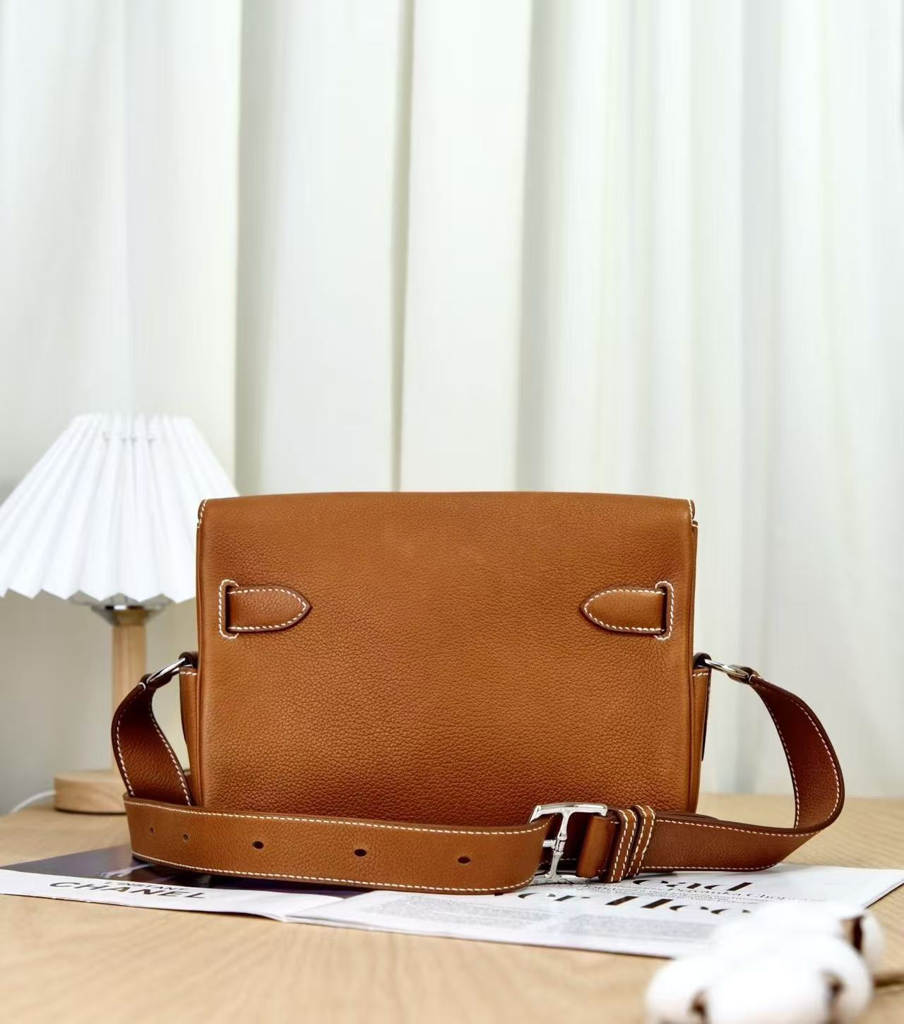 Hermès Kelly Messenger PM Brown Custom