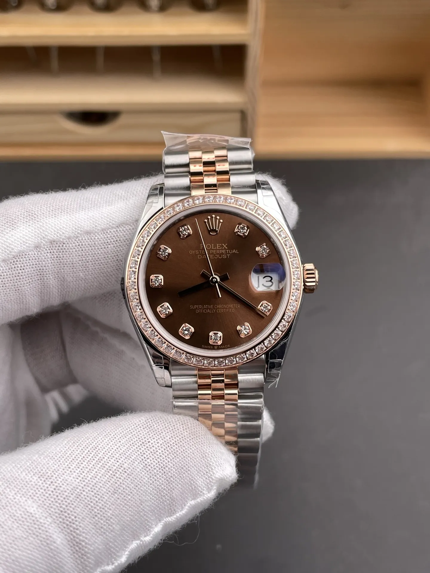 Rolex Datejust Rose Gold Ladies 31mm