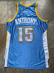 Carmelo Anthony Denver Nuggets Blue 15 MN