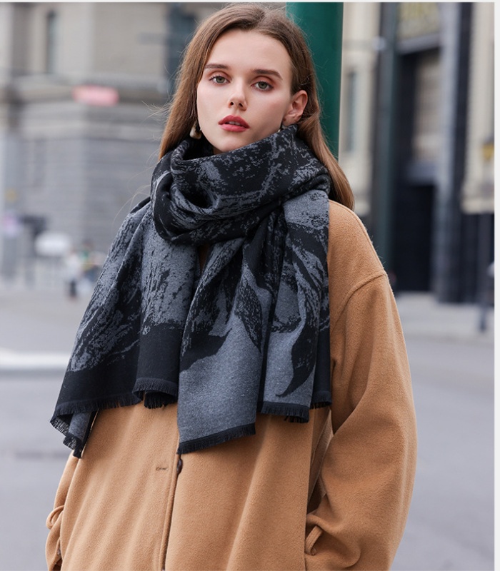 All-match thermal shawl winter scarves for women