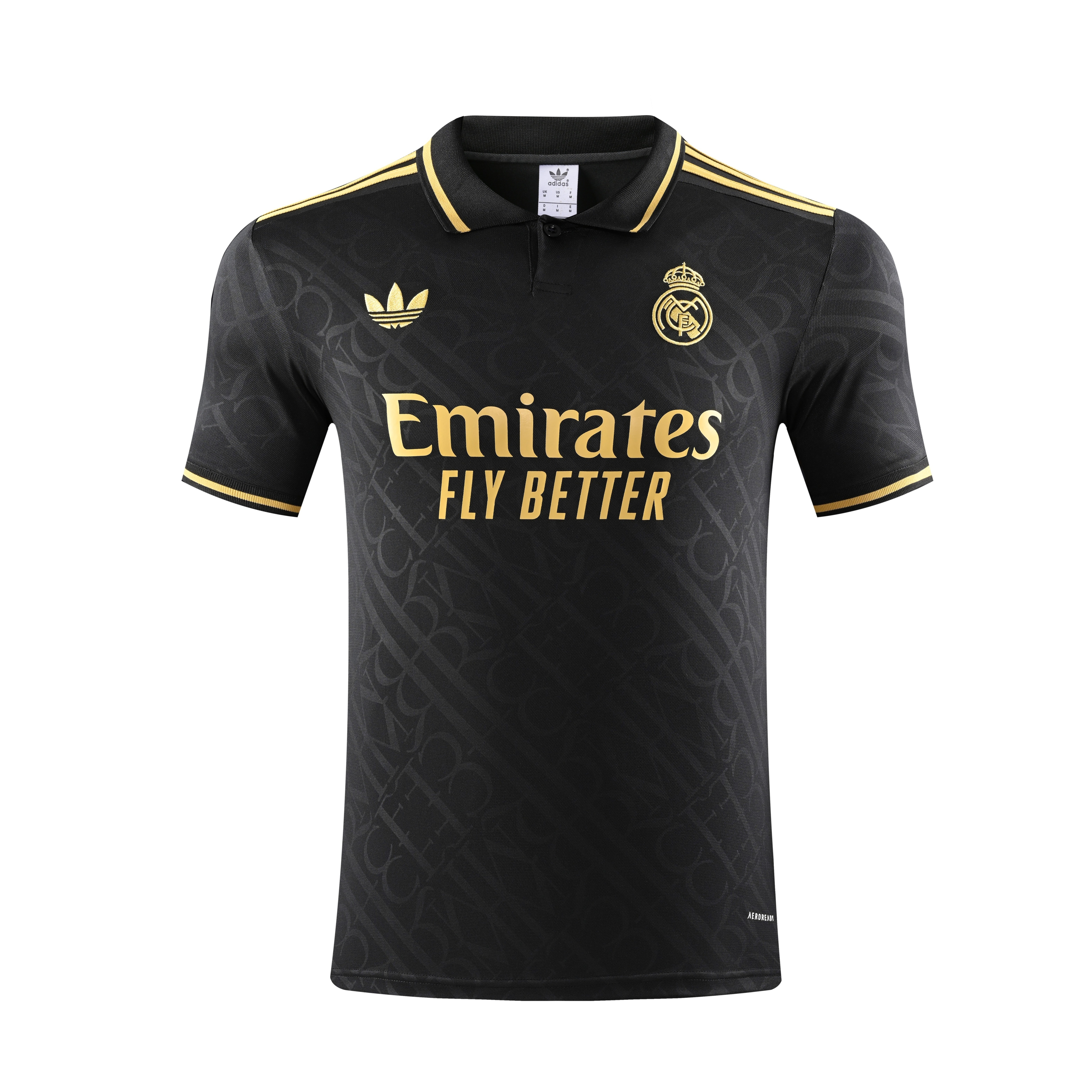25-26 Real Madrid (POLO) Black Training Jersey - Fan Edition