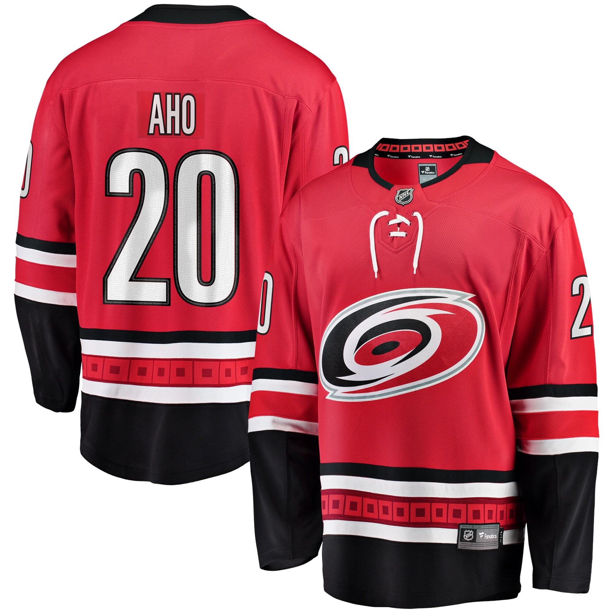 Sebastian Aho Carolina Hurricanes Fanatics Alternate Breakaway   Jersey – Red