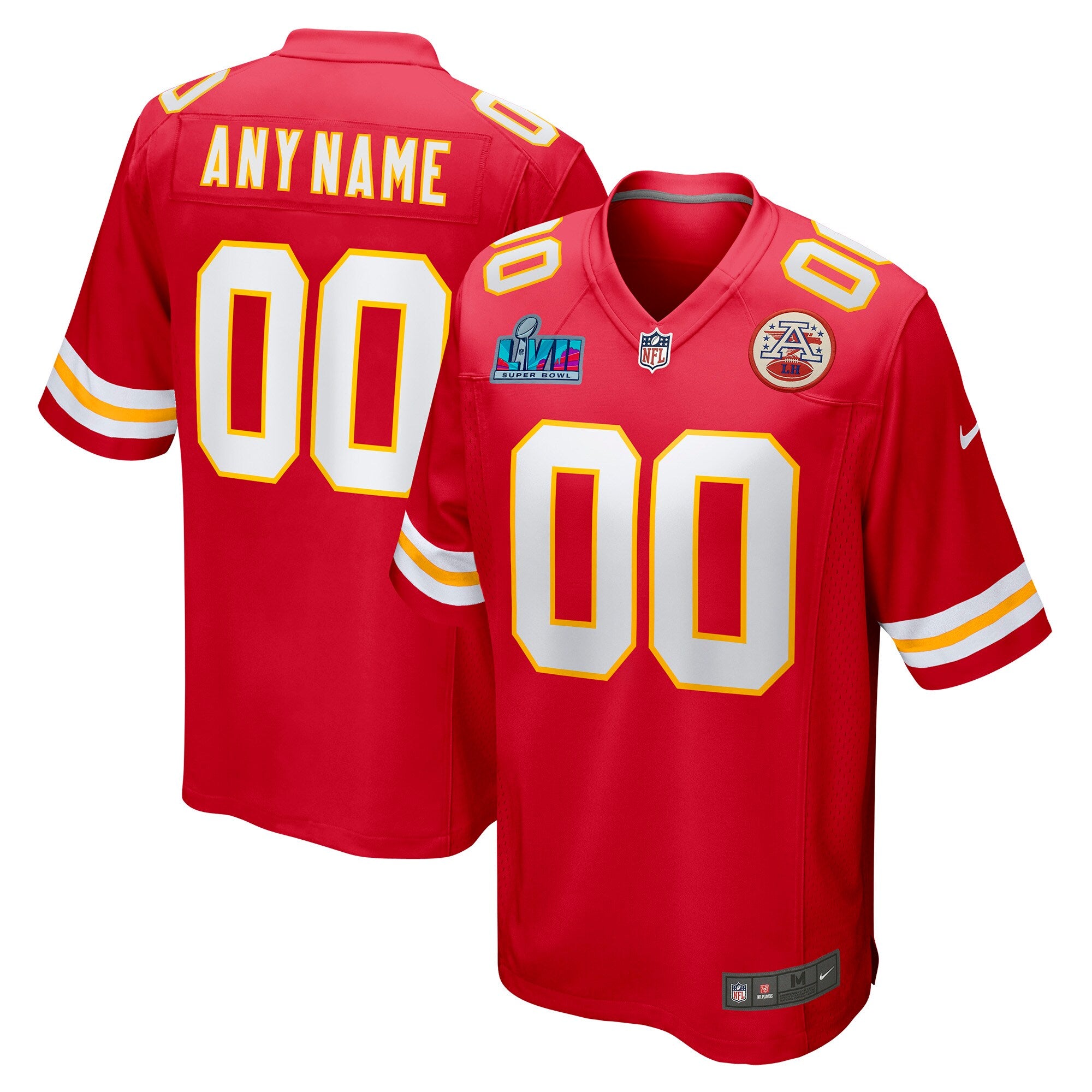 Kansas City Chiefs Nike Super Bowl LVII Game Custom Jersey - Red