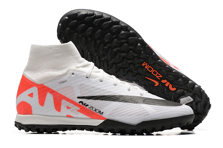 Assassin 15th generation high-top fully knitted waterproof MD air cushion grass spike football shoes