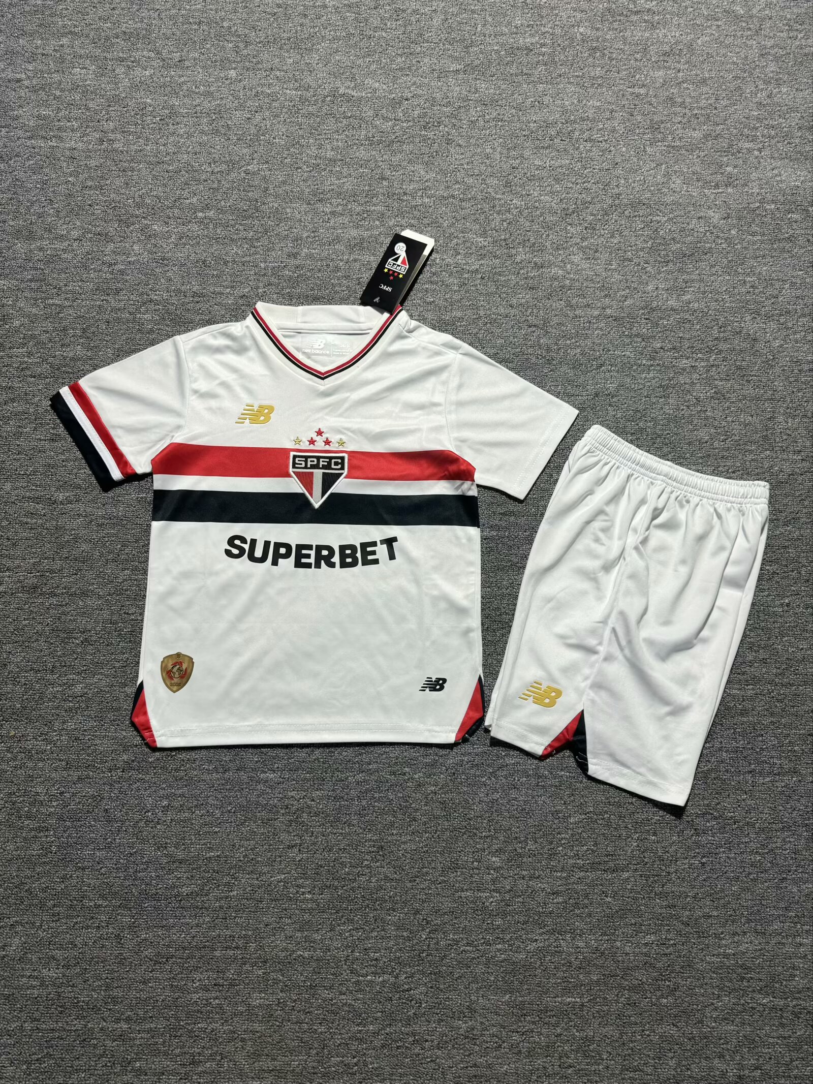 2025/2026 Kids Size Sao Paulo Home Football Shirt 1:1 Thai Quality