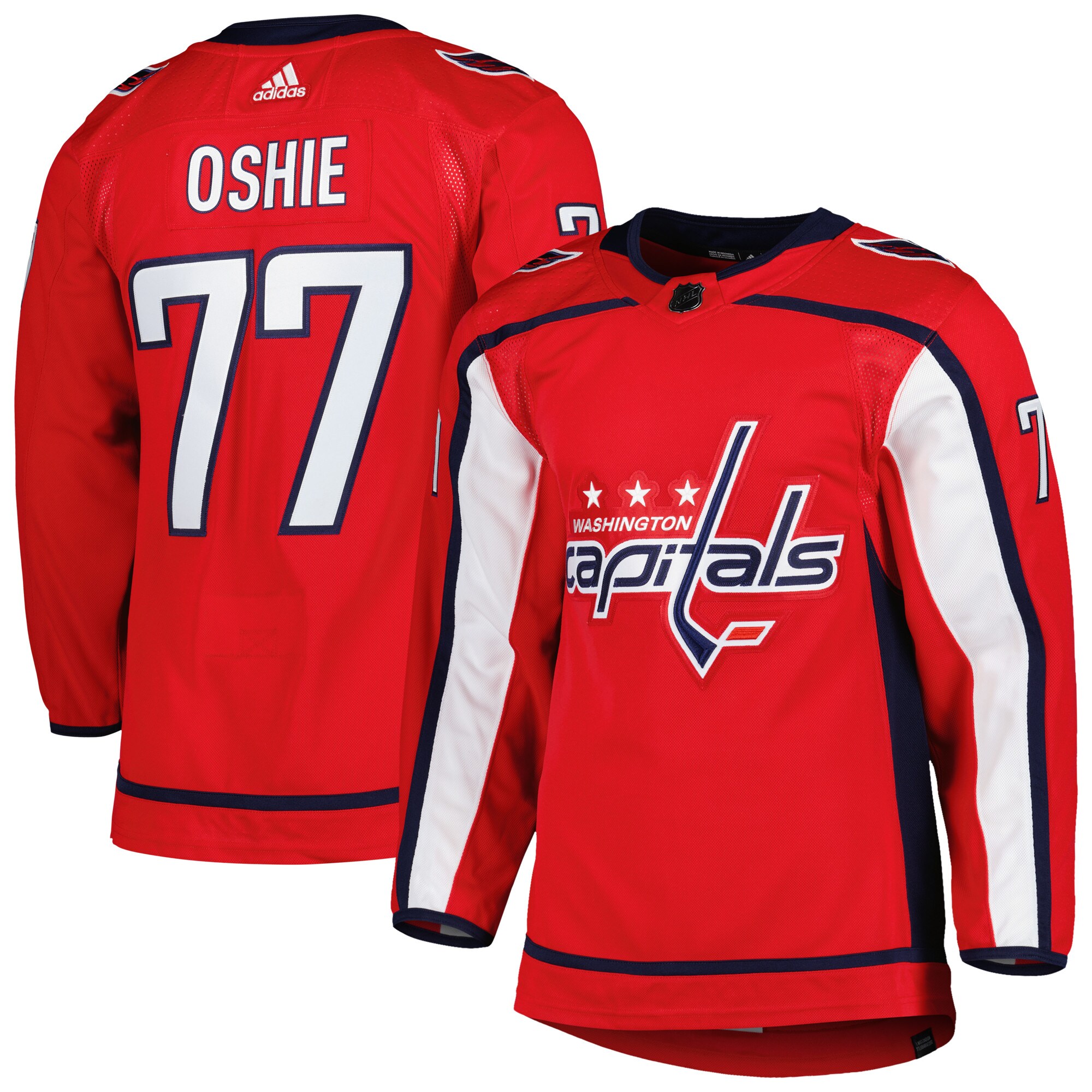TJ Oshie Washington Capitals   Primegreen    Jersey – Red