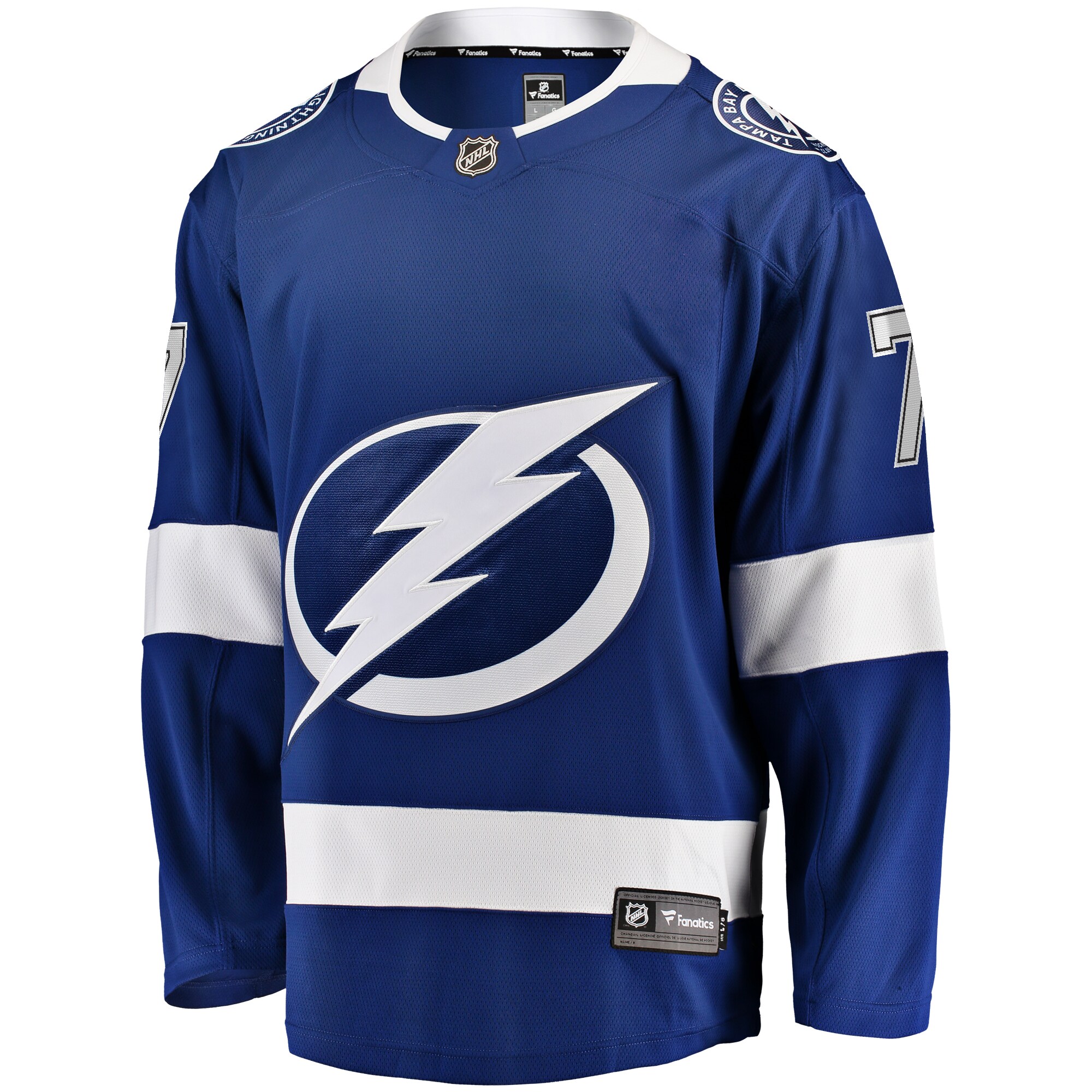 Haydn Fleury Tampa Bay Lightning Fanatics Home Premier Breakaway   Jersey – Blue