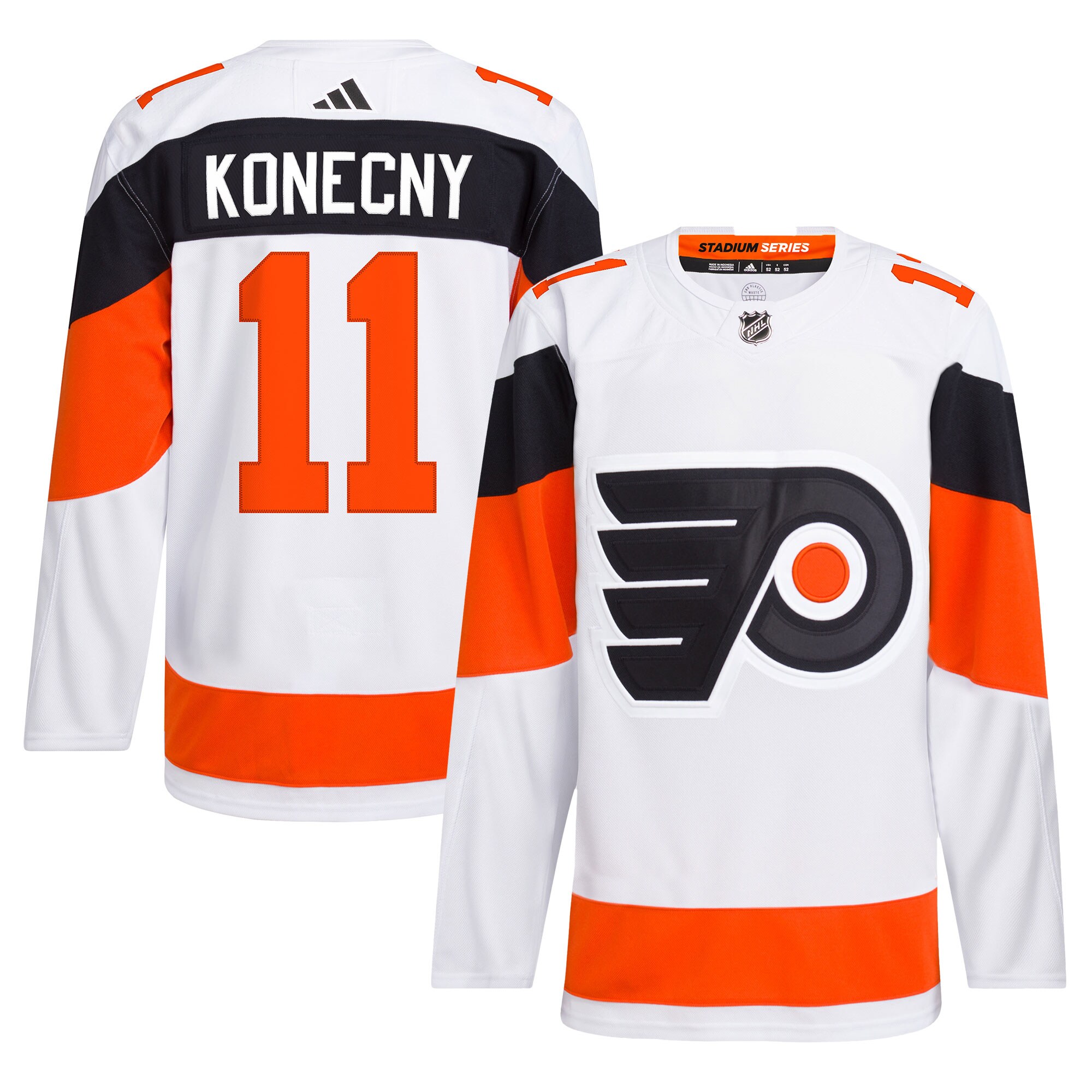 Travis Konecny Philadelphia Flyers  2024 NHL Stadium Series Primegreen    JerseyÂ â€“ White