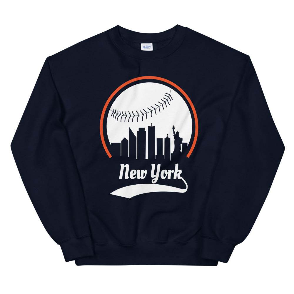 Unisex New York Mets Baseball Crewneck Sweatshirt