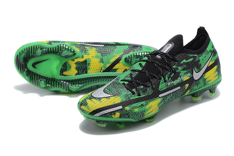 Shock Wave series Nike low-top Phantom GT2 waterproof Recharge all-knit FG football shoes Nike Phantom GT2 Elite FG