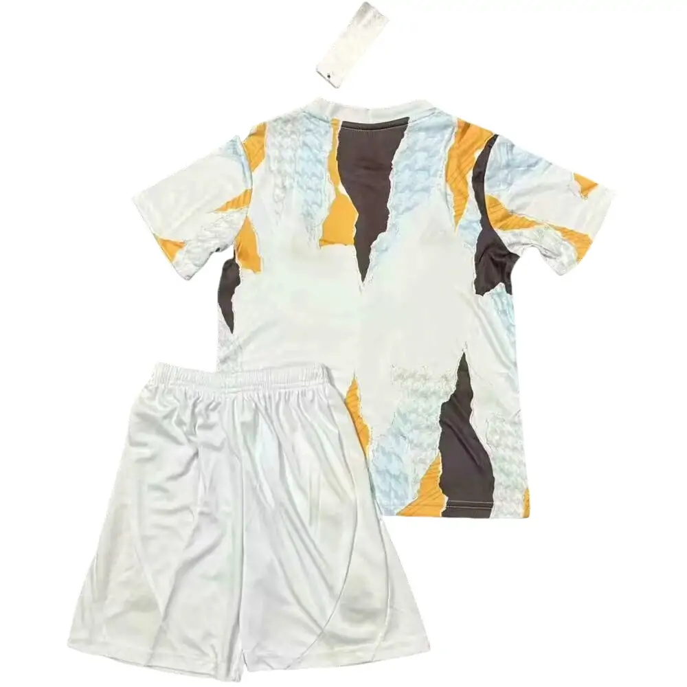 2025-26-Real Madrid pre-match training suit-jersey-children's suit