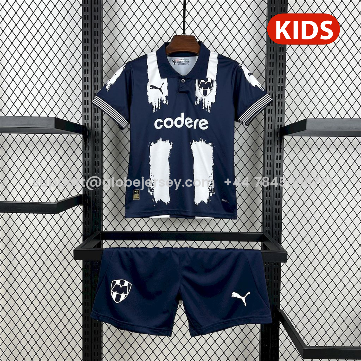 Rayados Monterrey 25-26 Club World Cup Home Kids Kit