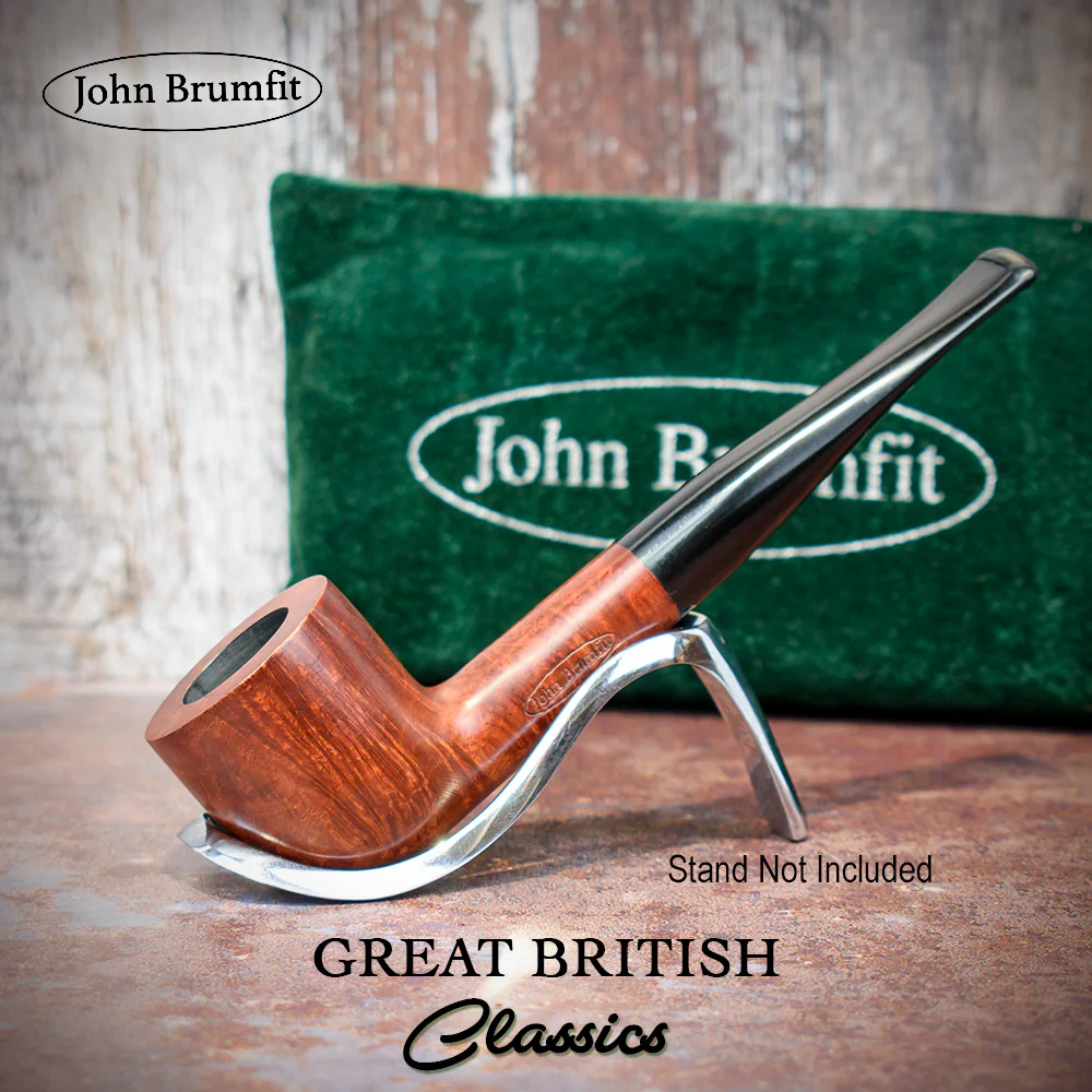 John Brumfit Great British Classics Briar Smoking Pipe - Pot