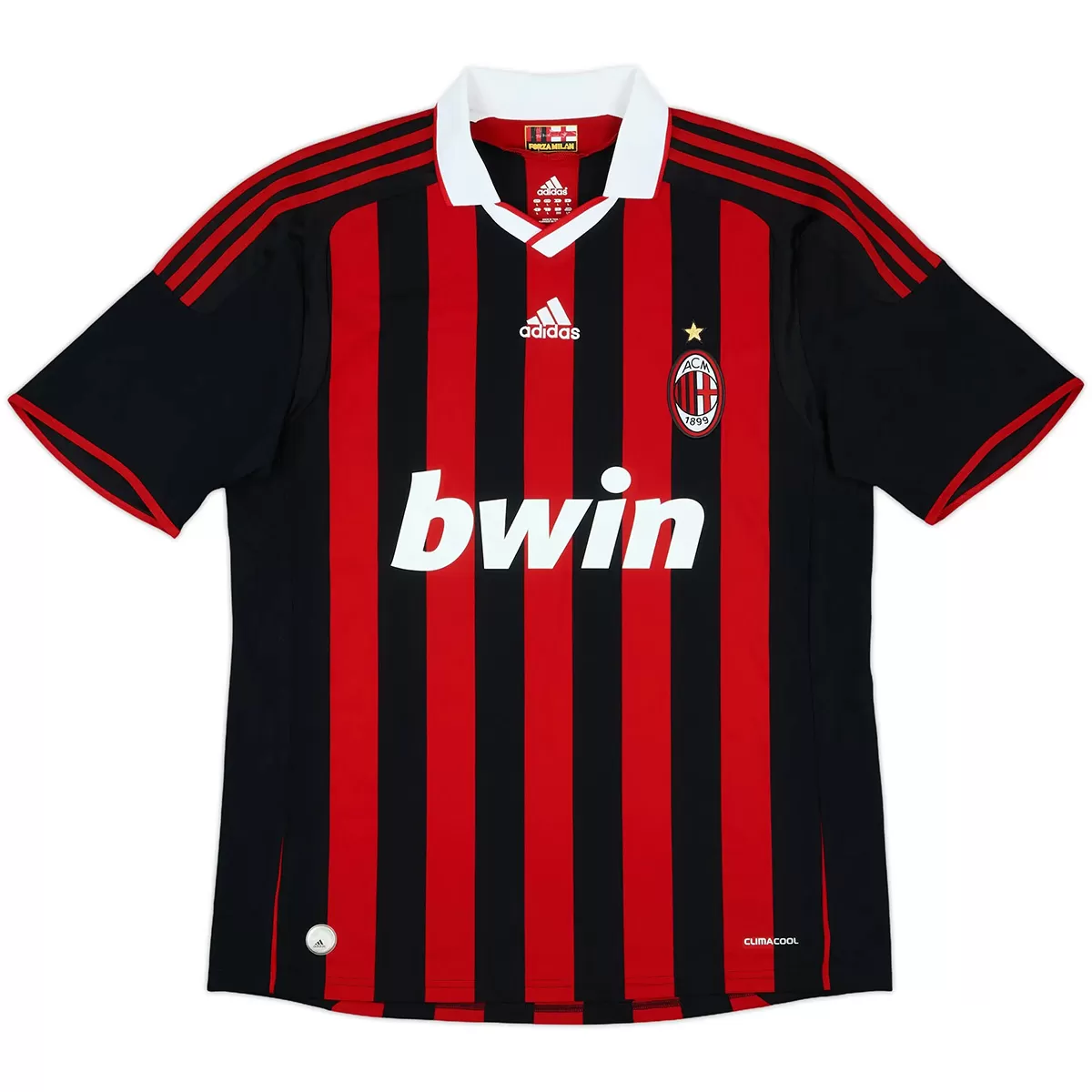 AC Milan 2009/10 Home Retro Soccer Jersey