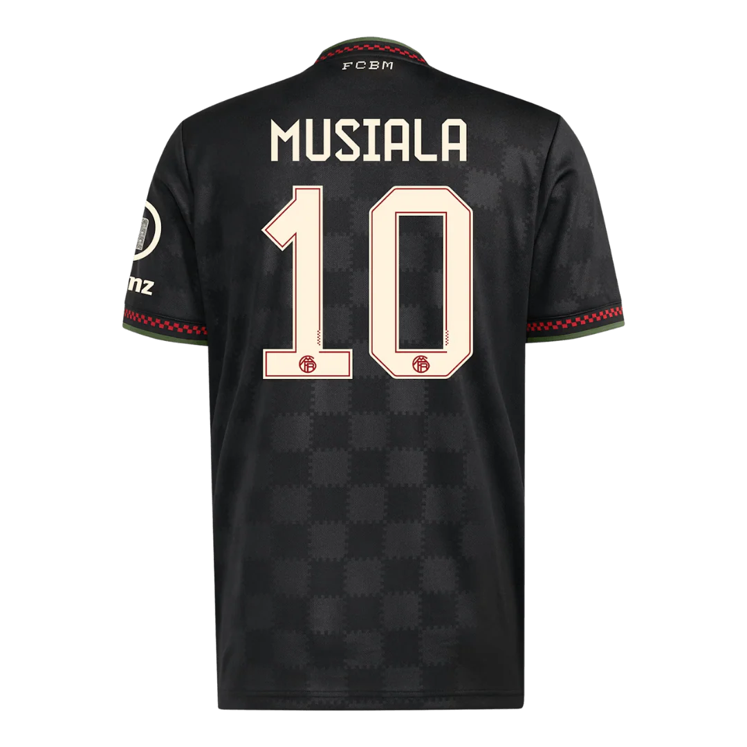 Musiala #10 Bayern Munich Third Away Soccer Jersey 2025/26 - Champions League