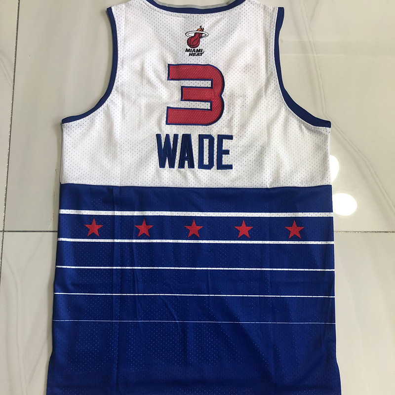 Wade Miami Heat  White 3 MN