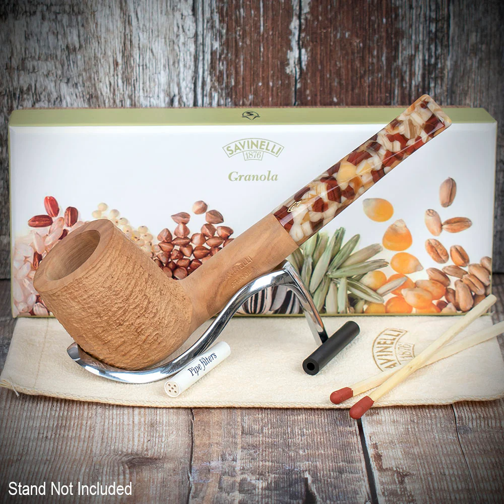 Savinelli Granola Rustic 111 - 6mm Briar Pipe