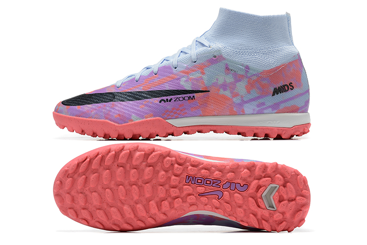 Assassin XV high-top fully knitted waterproof MD air cushion grass spike football shoes