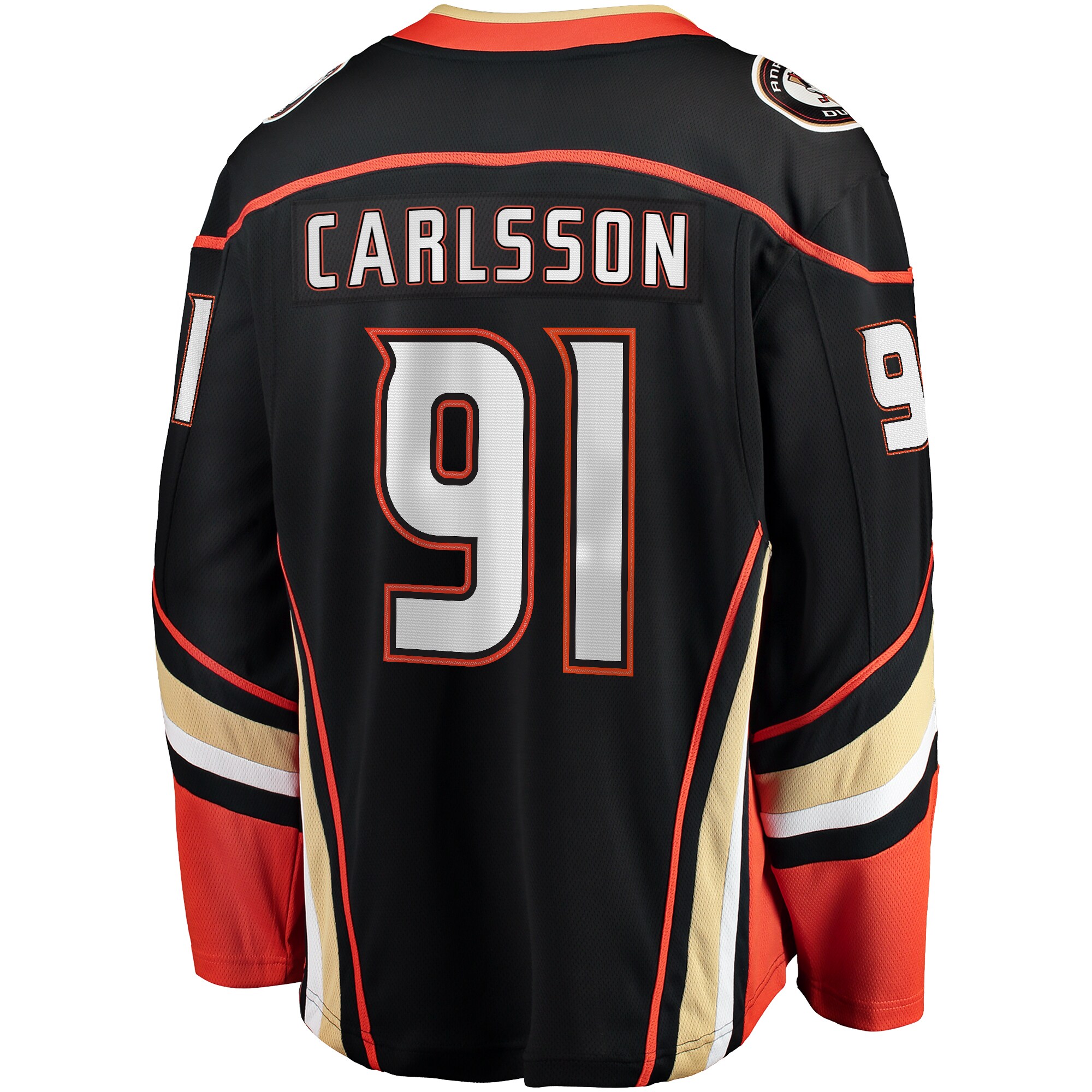 Leo Carlsson Anaheim Ducks Fanatics Home Breakaway  Jersey – Black