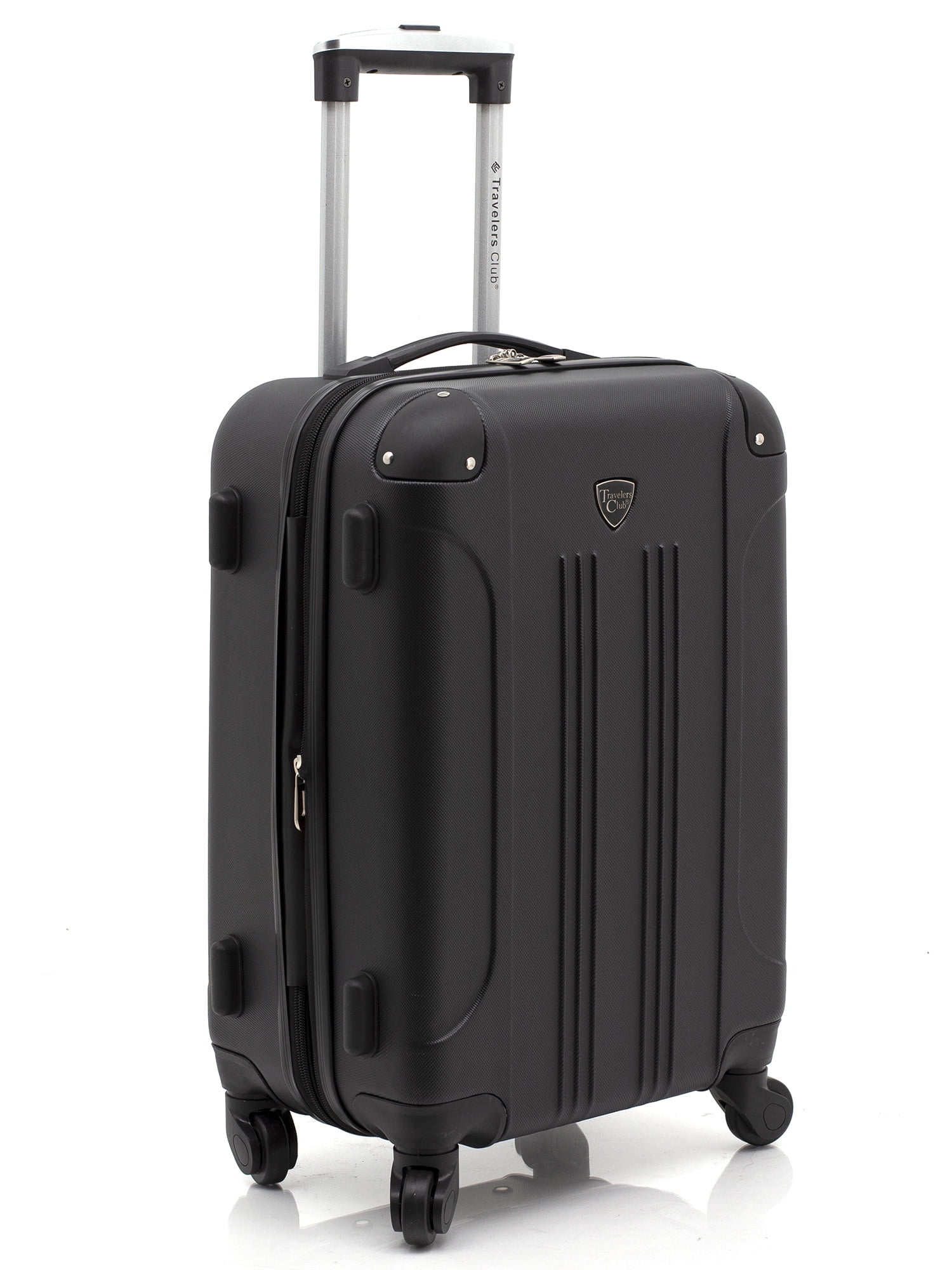 Travelers Club Chicago 3-Piece ABS Expandable ABS Travel Set - Silver