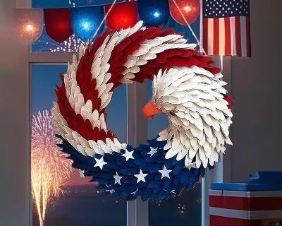 MAGA Brave Wings Wreath