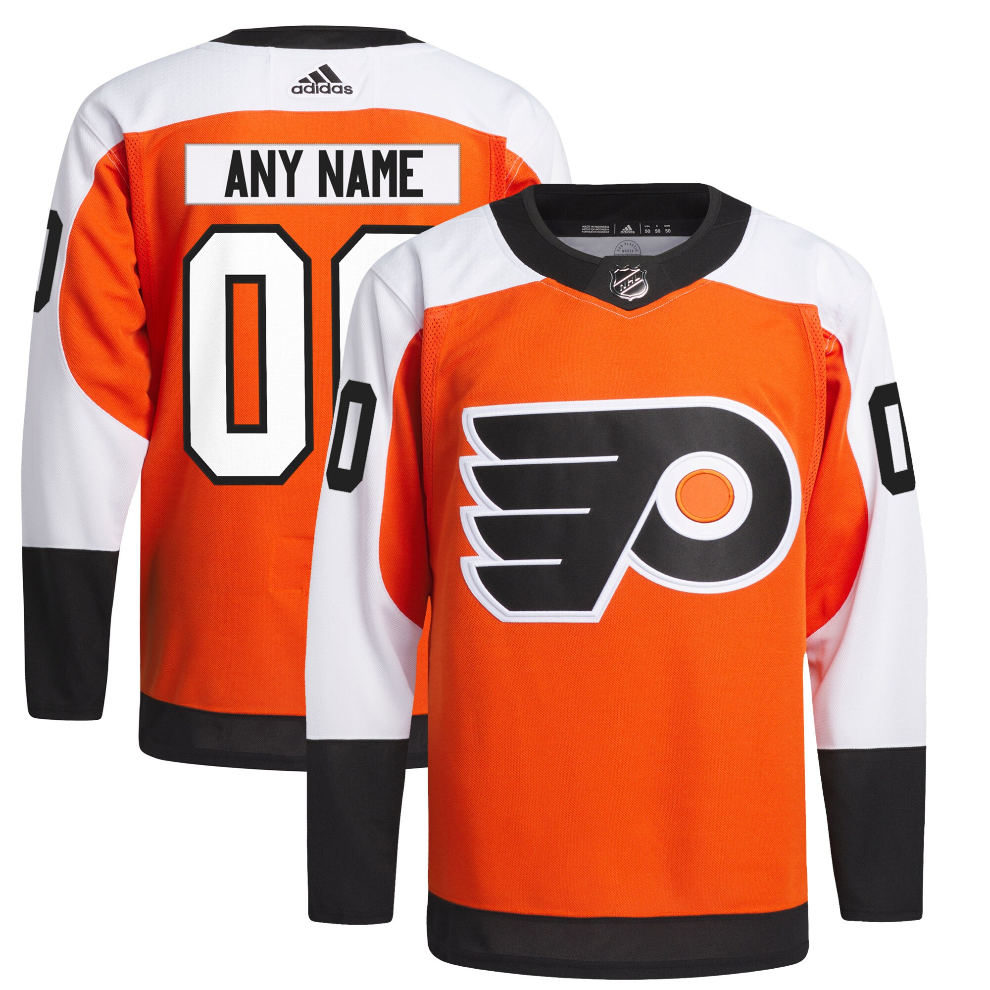Philadelphia Flyers   Home  Primegreen  Custom Jersey – Burnt Orange