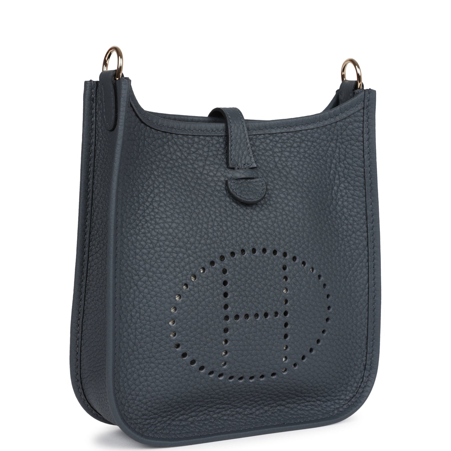 Evelyne TPM Gris Misty Clemence Permabrass Hardware