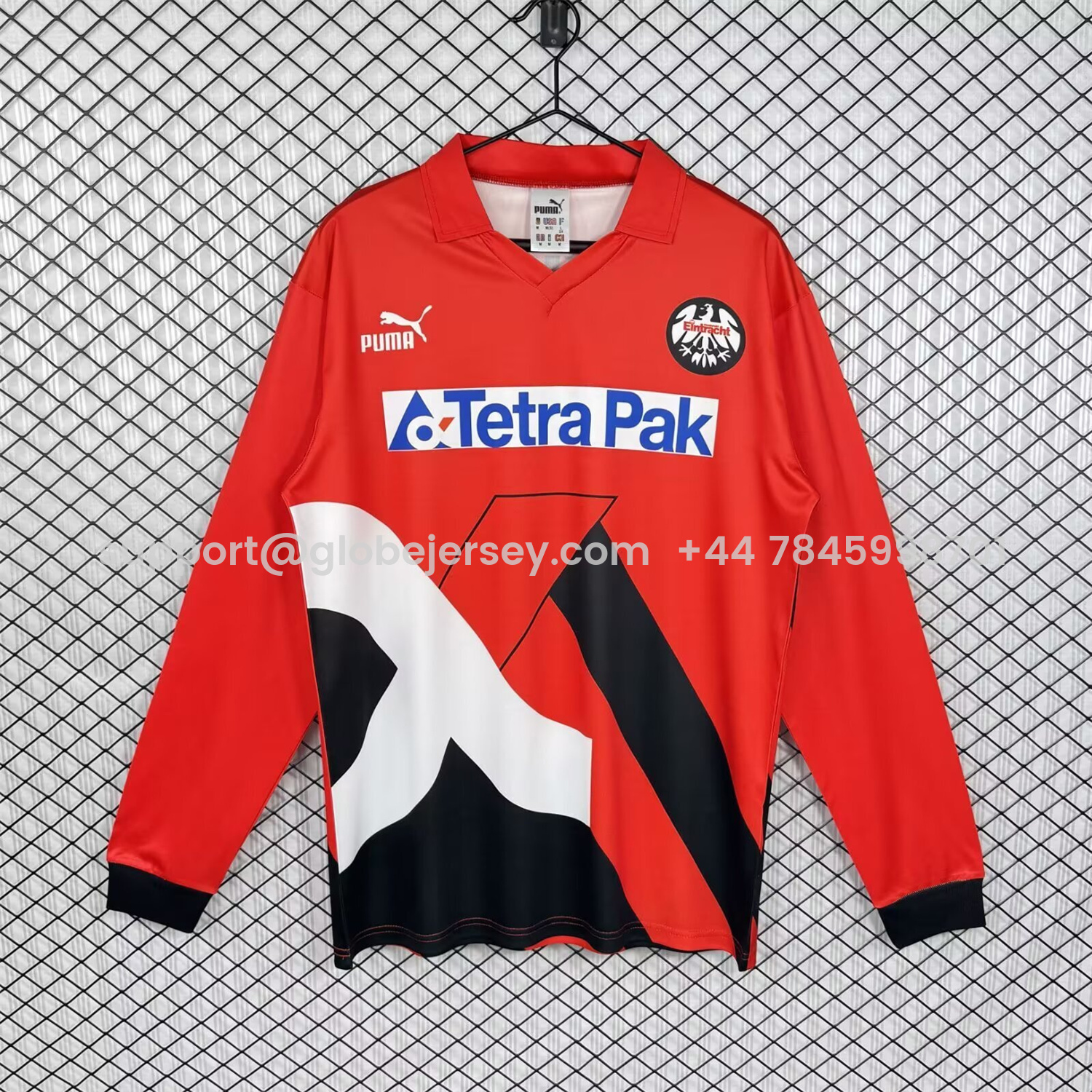 Retro Frankfurt 1993-95 Home Long Sleeves Jersey