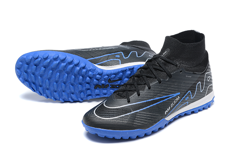 Assassin 15th generation high-top fully knitted waterproof MD air cushion grass stud football shoes