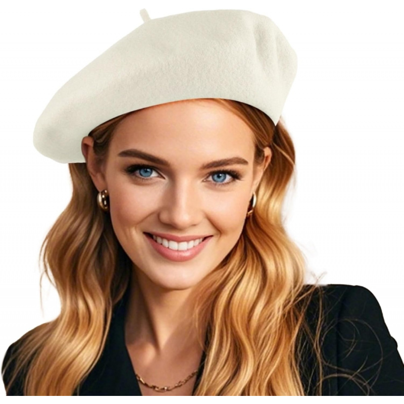 French Wool Beret Hats for Women and Men