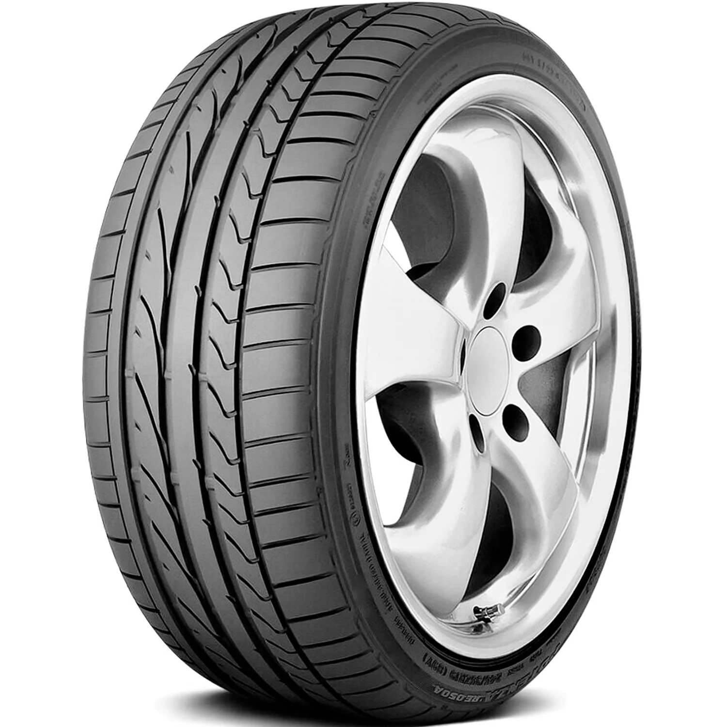 Set of 4 (FOUR) Bridgestone Potenza RE050A 225/45R19 92W Performance Tires Fits: 2014-17 Mazda 6 Grand Touring, 2008-09 Dodge Caliber SRT-4