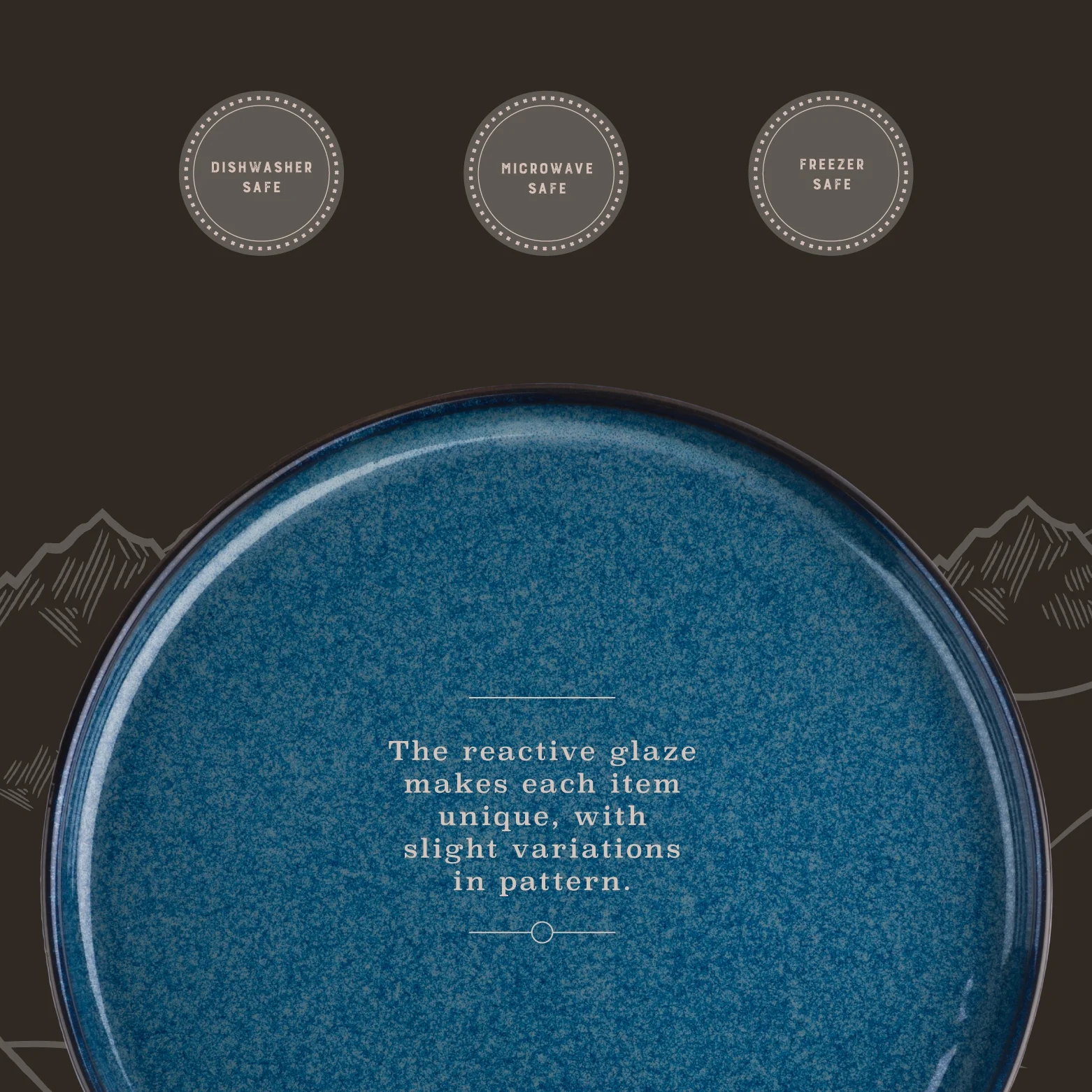 Yellowstone John 12-Piece Ceramic Dinnerware Set