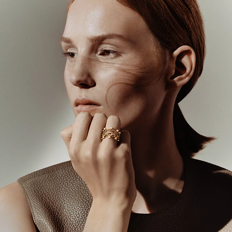 Chaine dancre Calypso ring, medium model