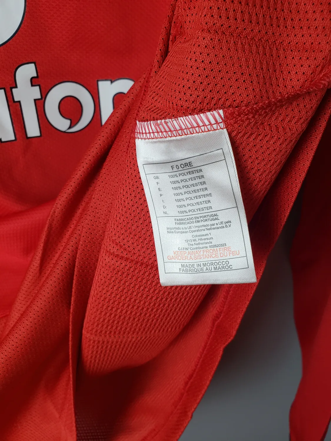 2005 Manchester United Red Retro Long Sleeve Jersey-Fans